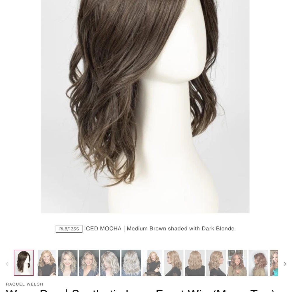 Raquel Welch Wavy Day wig - SS Iced Mocha RL8/12SS